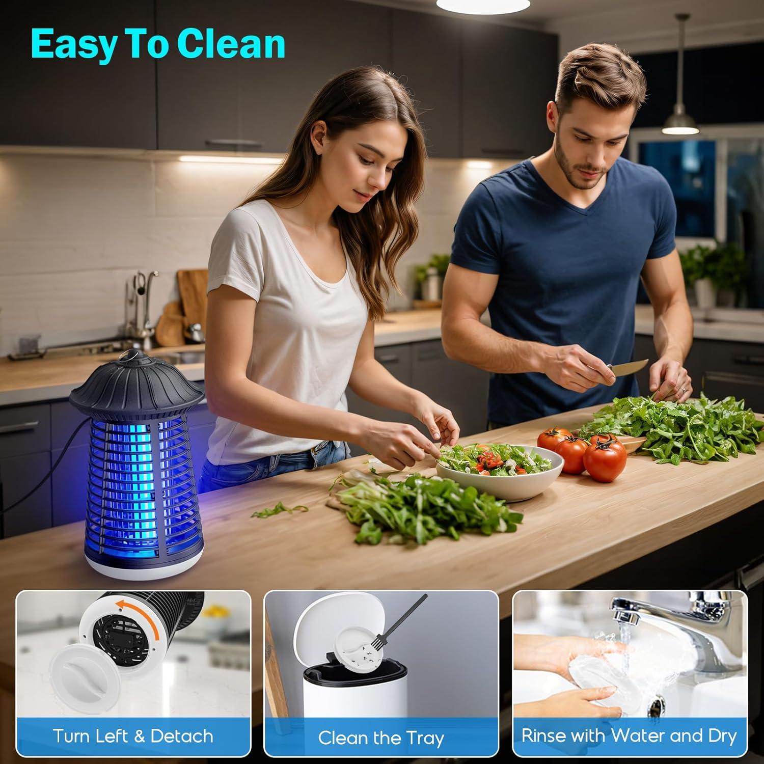 Lámpara Asesina de Mosquitos LED ZECHUAN 102 m² 0.89 kg