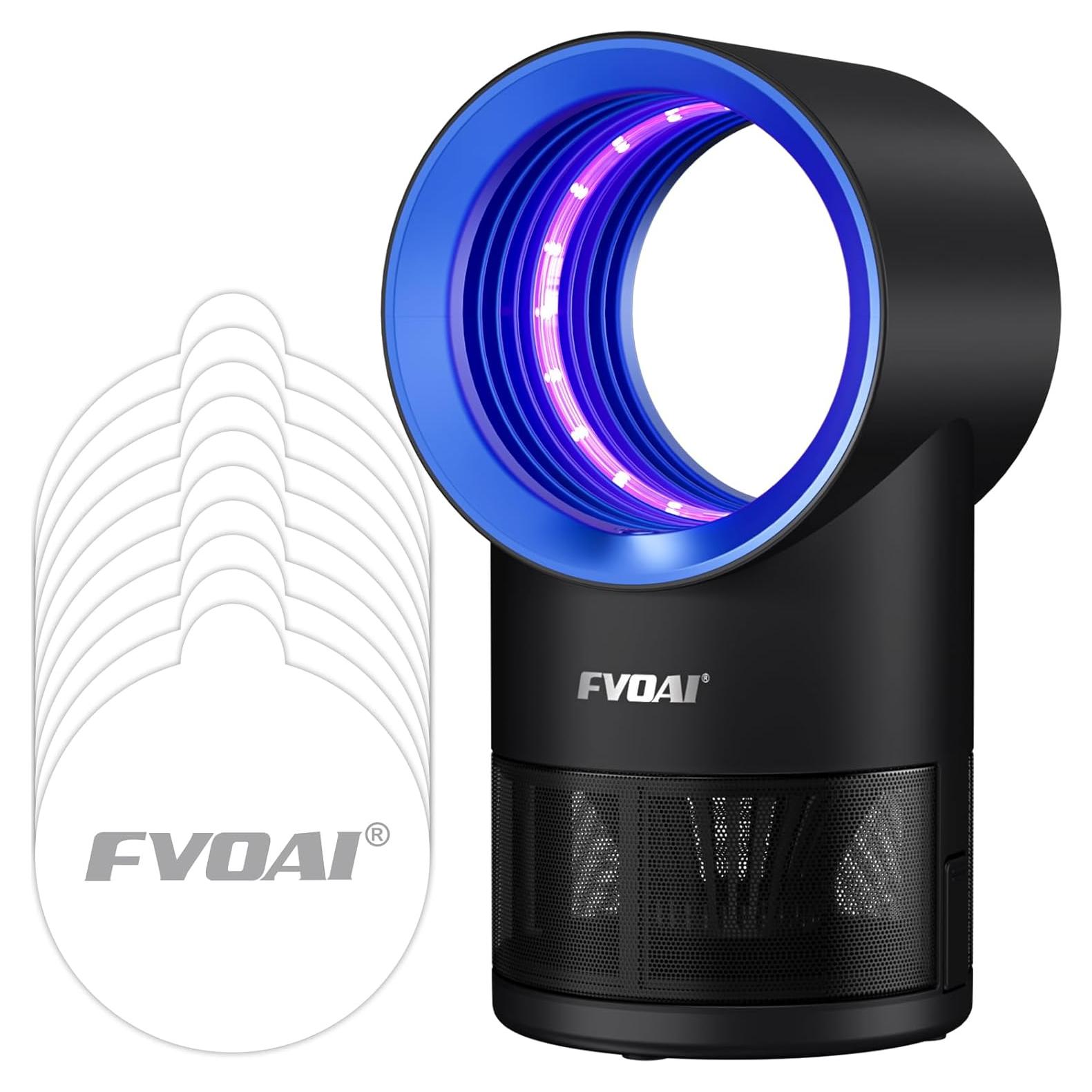 Trampa de Moscas de Interior FVOAI con Luz y 10 Adhesivos