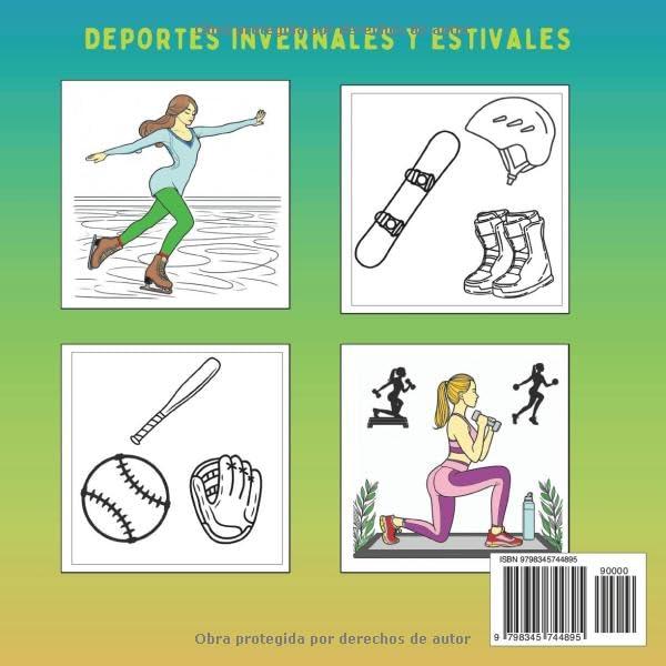 Chica Deporte: Libro de Colorear para Mujeres y Adolescentes con Ilustraciones Motivadoras y Relajantes (Spanish Edition)