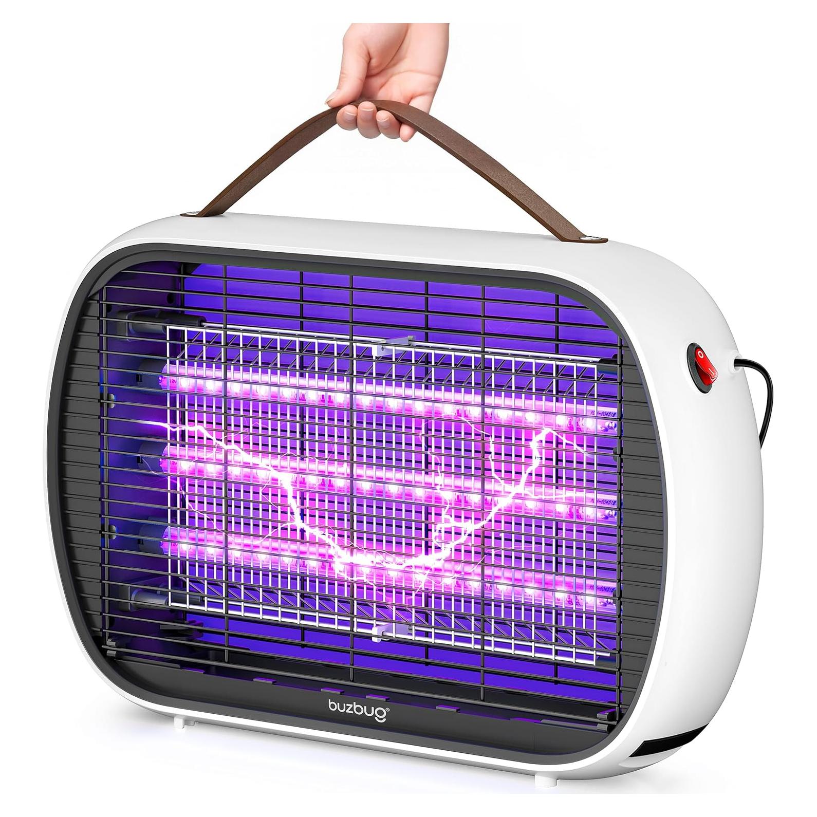 Zapper de Insectos Buzbug MA-015 LED 3800V Blanco 1.29kg