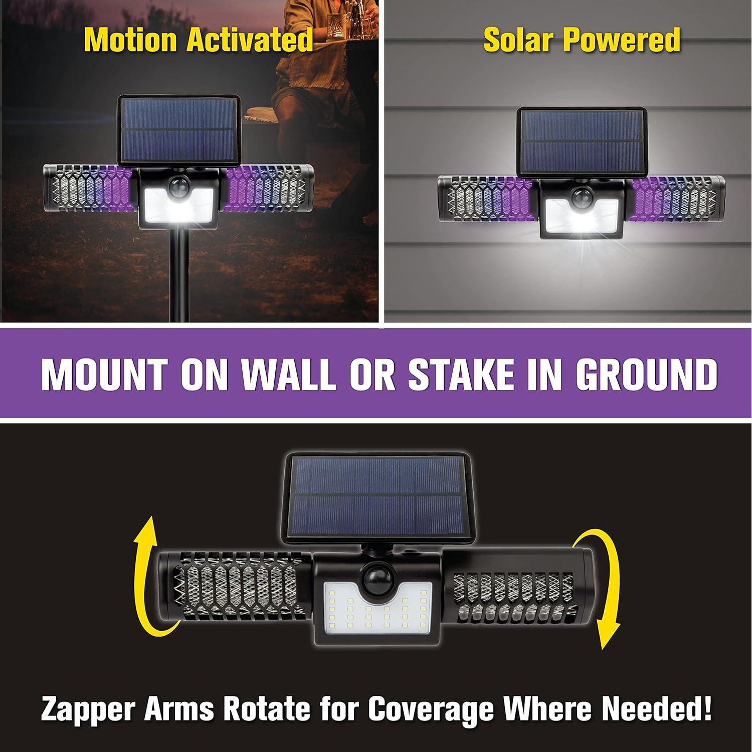 Zapper Solar Bell+Howell 2 en 1 1200V Control de Plagas