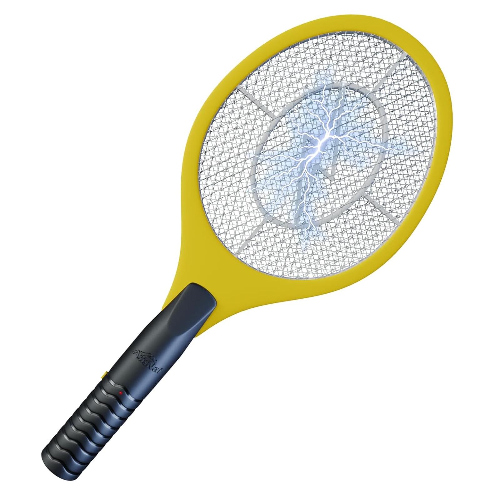 Racleta Eléctrica para Mosquitos ASISNAI - 3000 Voltios Amarillo