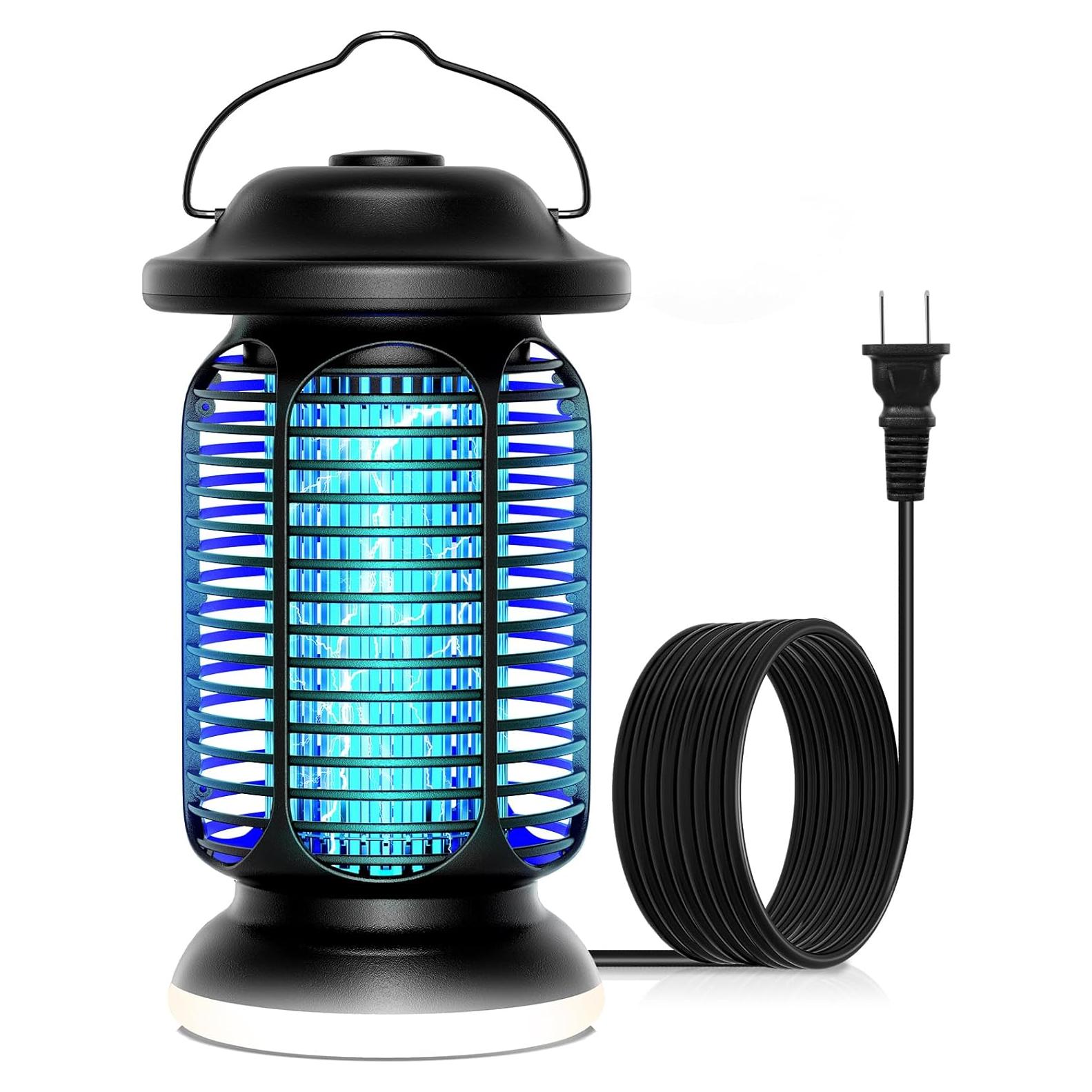 Zapper de Insectos AMUFER 18W Luz Azul-Violeta para Mosquitos