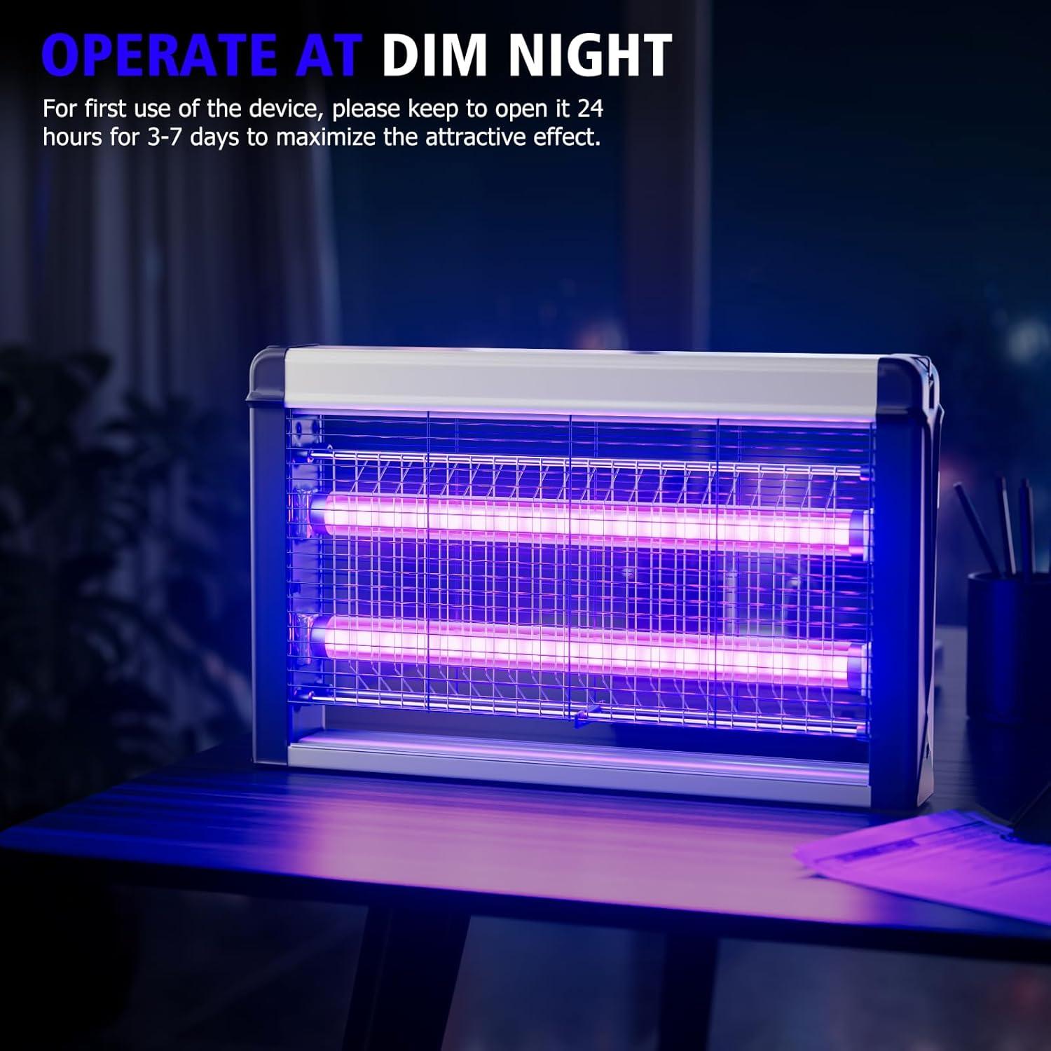 Trampa eléctrica para insectos PestMentor 4200V con luz UV