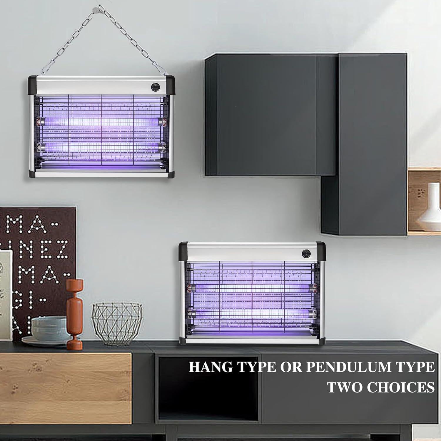 Trampa eléctrica para insectos PestMentor 4200V con luz UV