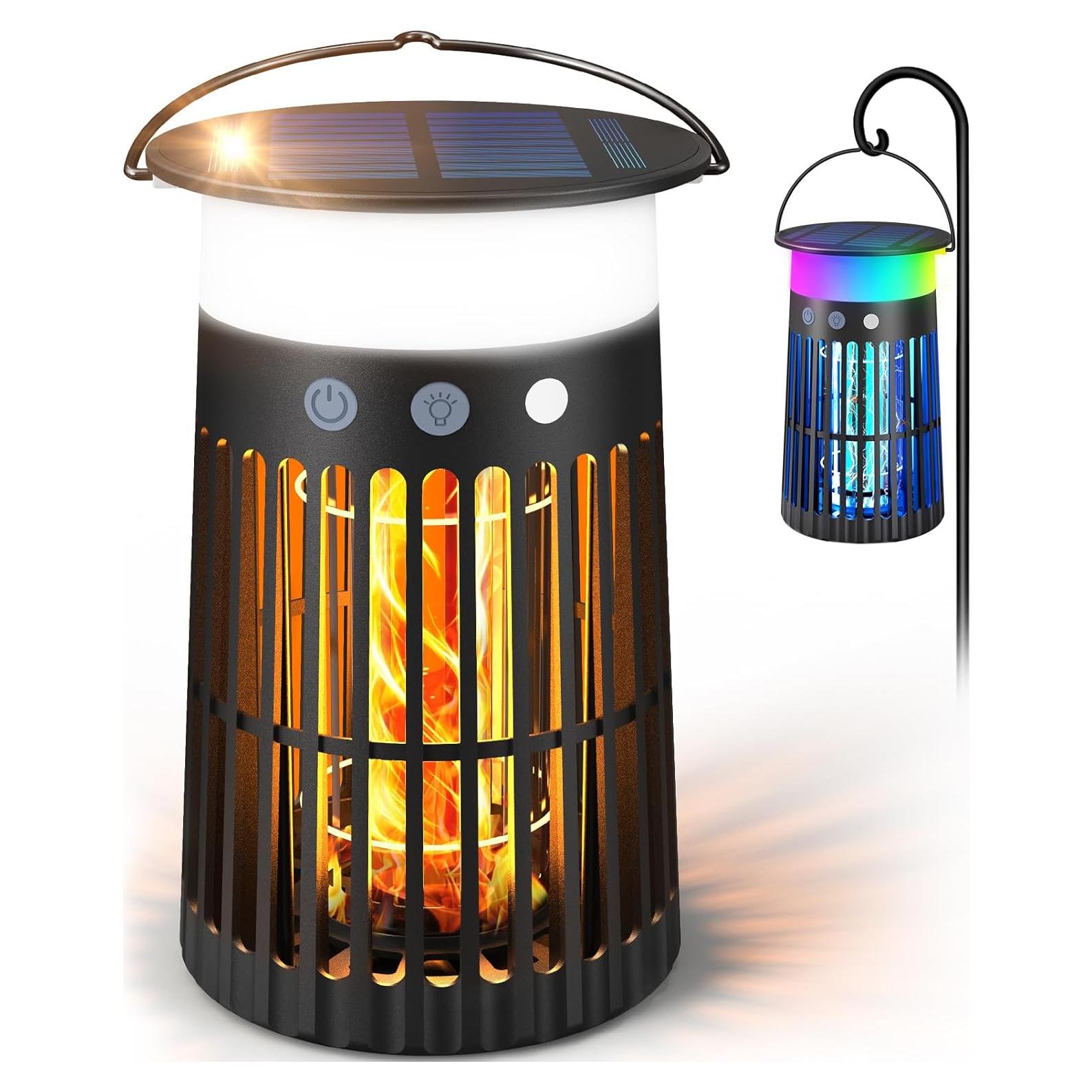 Zapper Solar de Insectos Zechuan, Luz LED y Carga USB-C