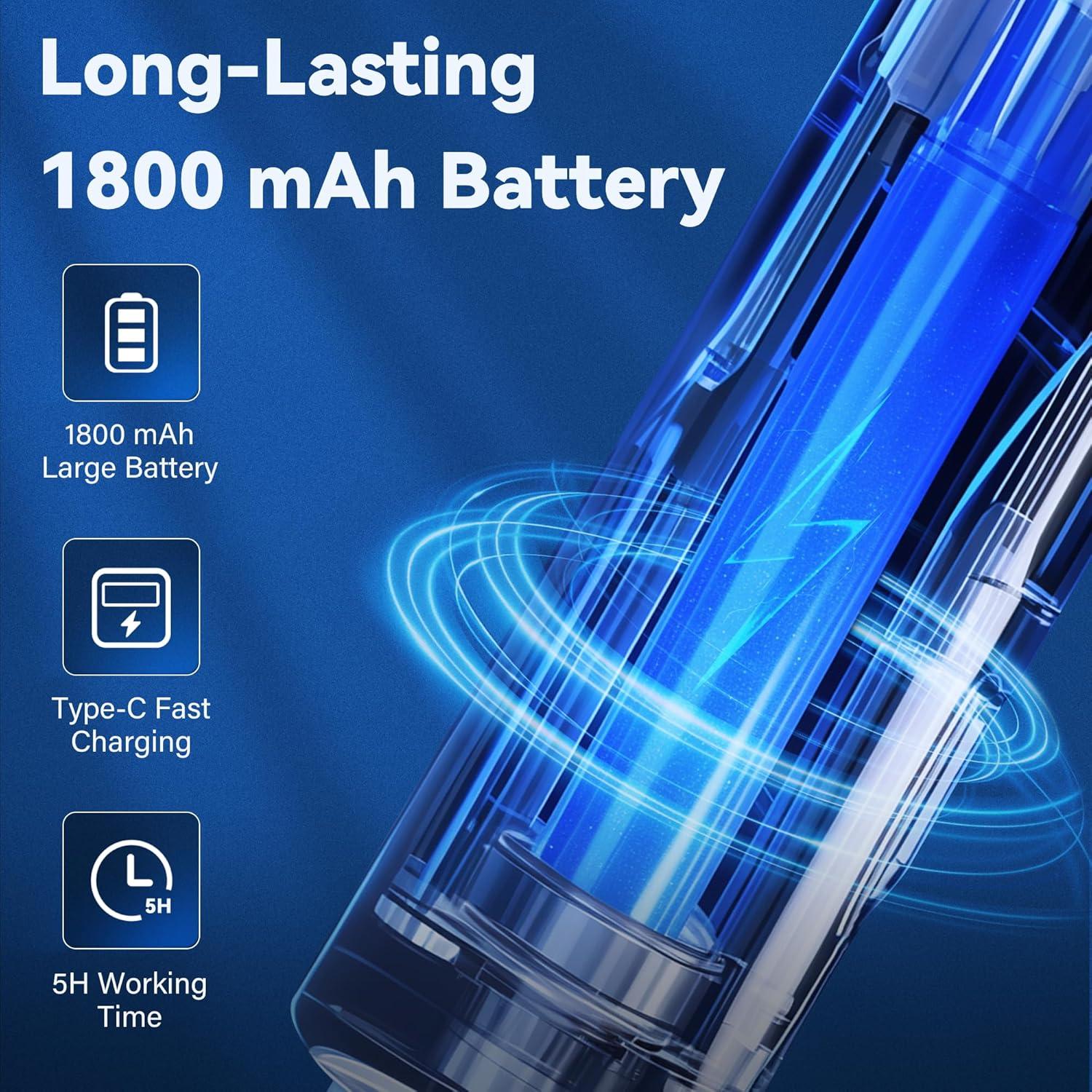 Raqueta eléctrica mata mosquitos Nymrix 4100V recargable 1800mAh