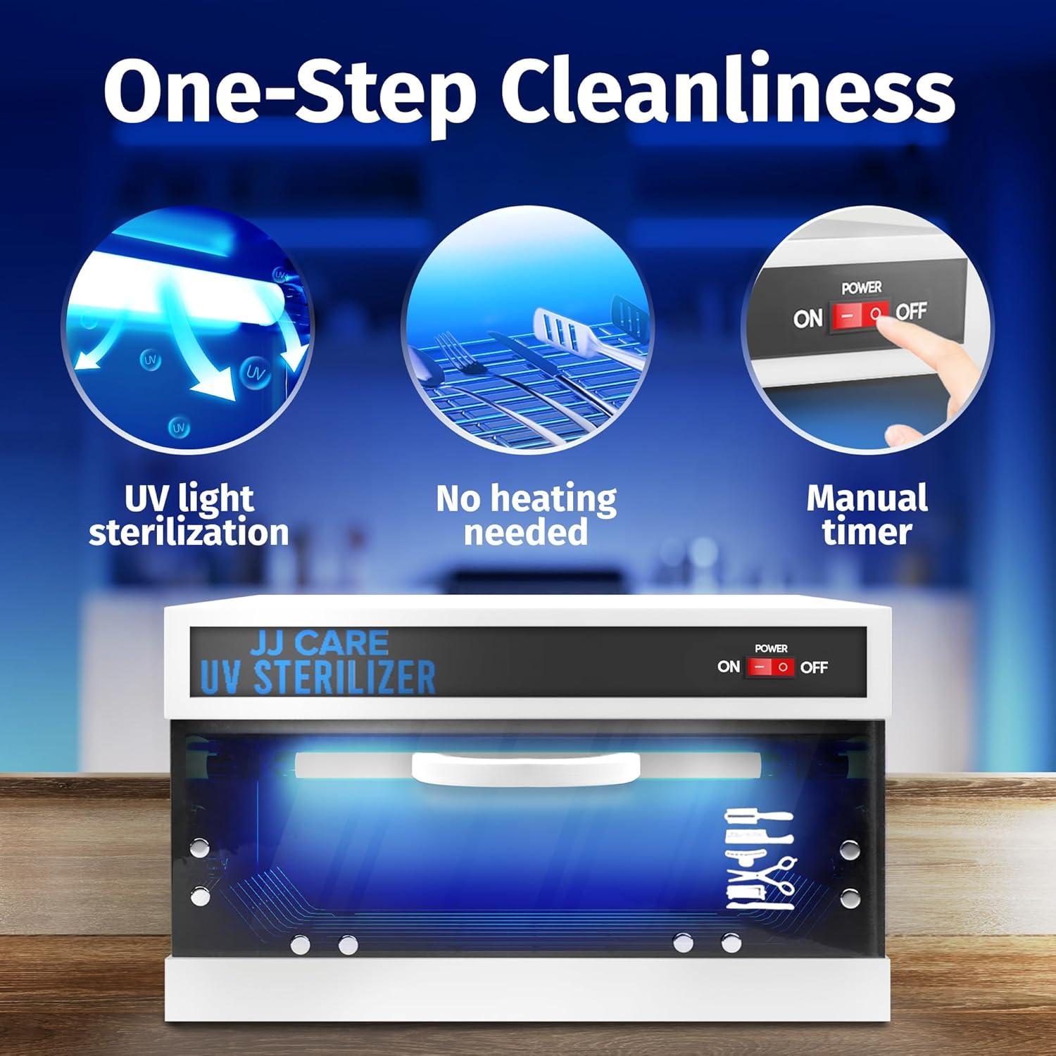 Gabinete Desinfectante UV JJ CARE 8L - Temporizador Manual