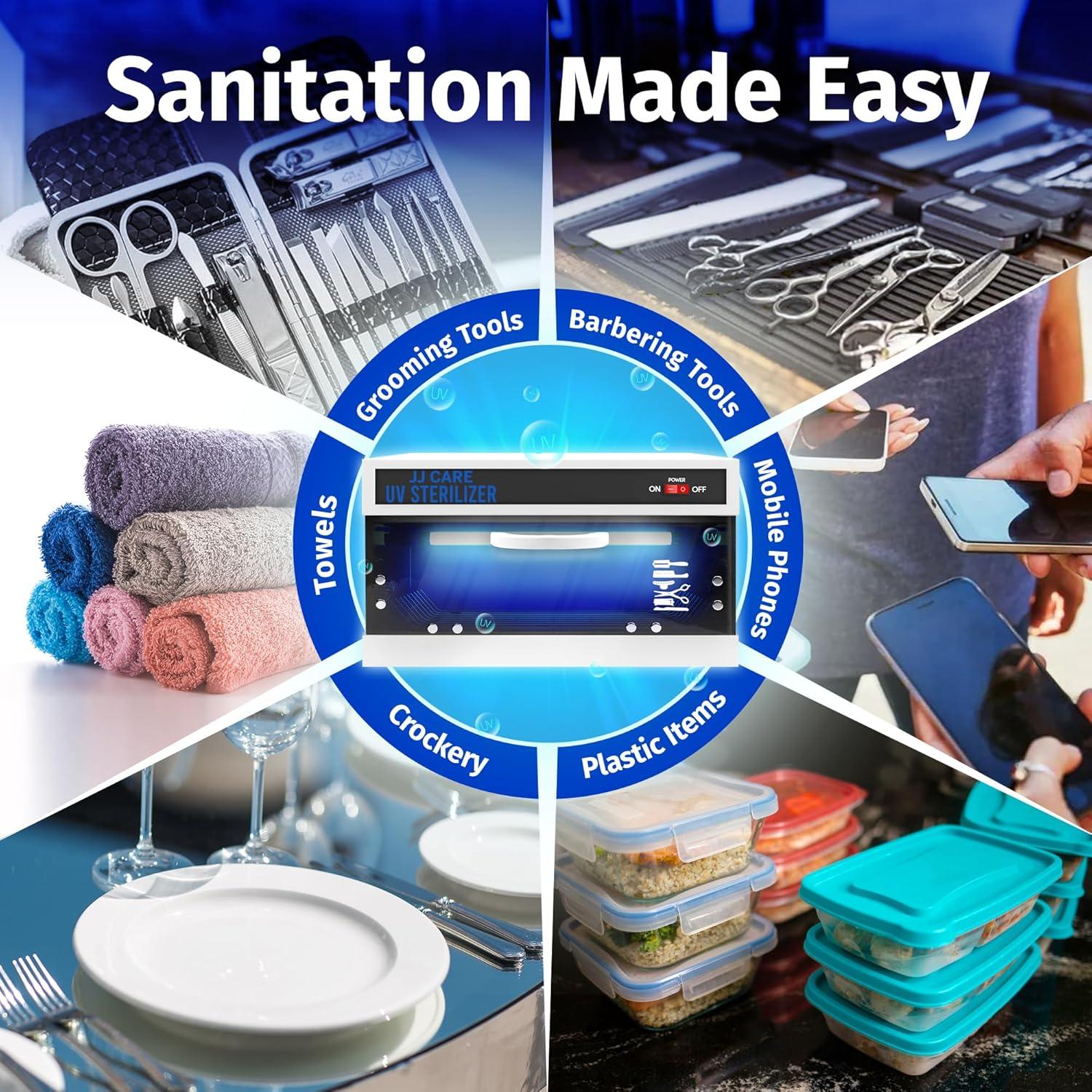 Gabinete Desinfectante UV JJ CARE 8L - Temporizador Manual