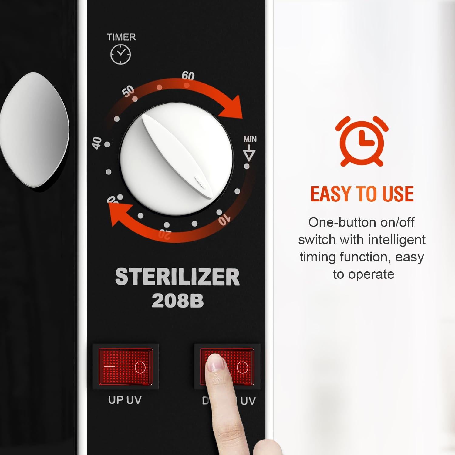 Gabinete Desinfectante UV Kingwin BFYSYO-718-65 25x20x8cm