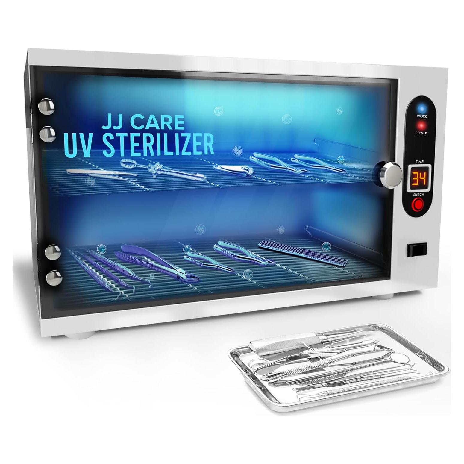 Esterilizador UV JJ CARE 8 Litros con Temporizador LED