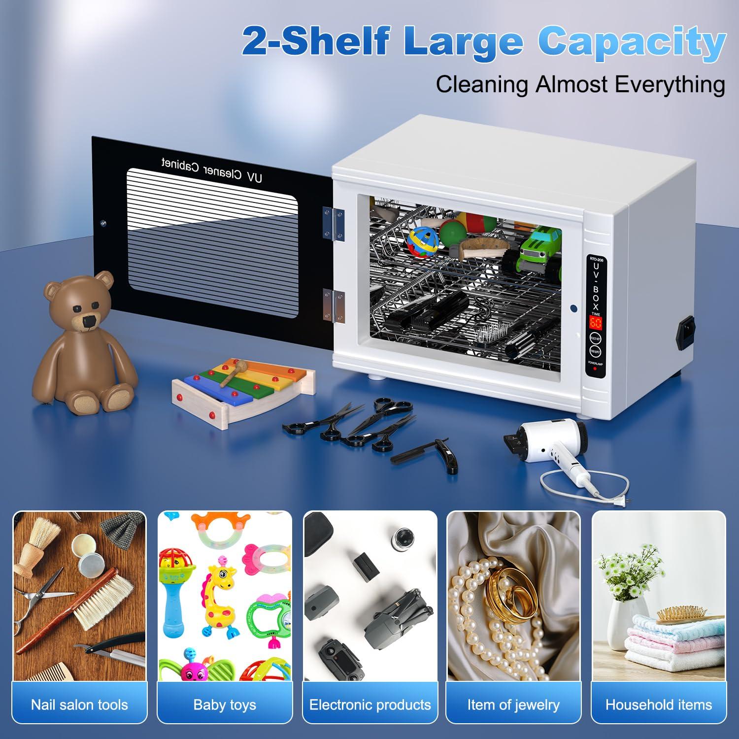 Máquina de limpieza UV 12L GOLDSEASTAR para salón de uñas