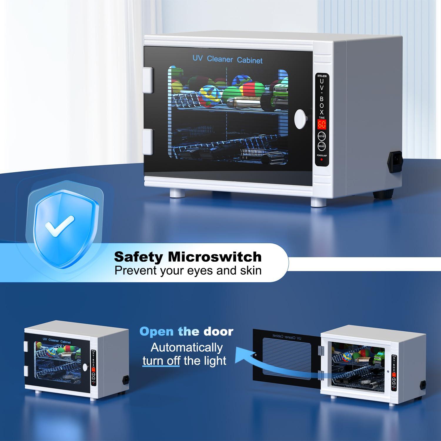 Máquina de limpieza UV 12L GOLDSEASTAR para salón de uñas