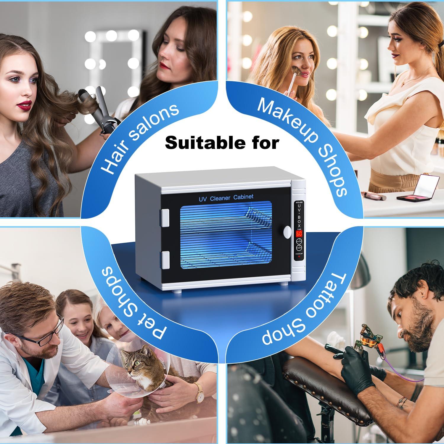 Máquina de limpieza UV 12L GOLDSEASTAR para salón de uñas