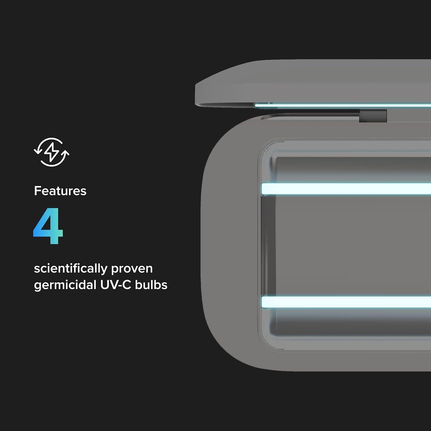 Caja Desinfectante UV-C PhoneSoap Pro para Teléfonos - Blanco