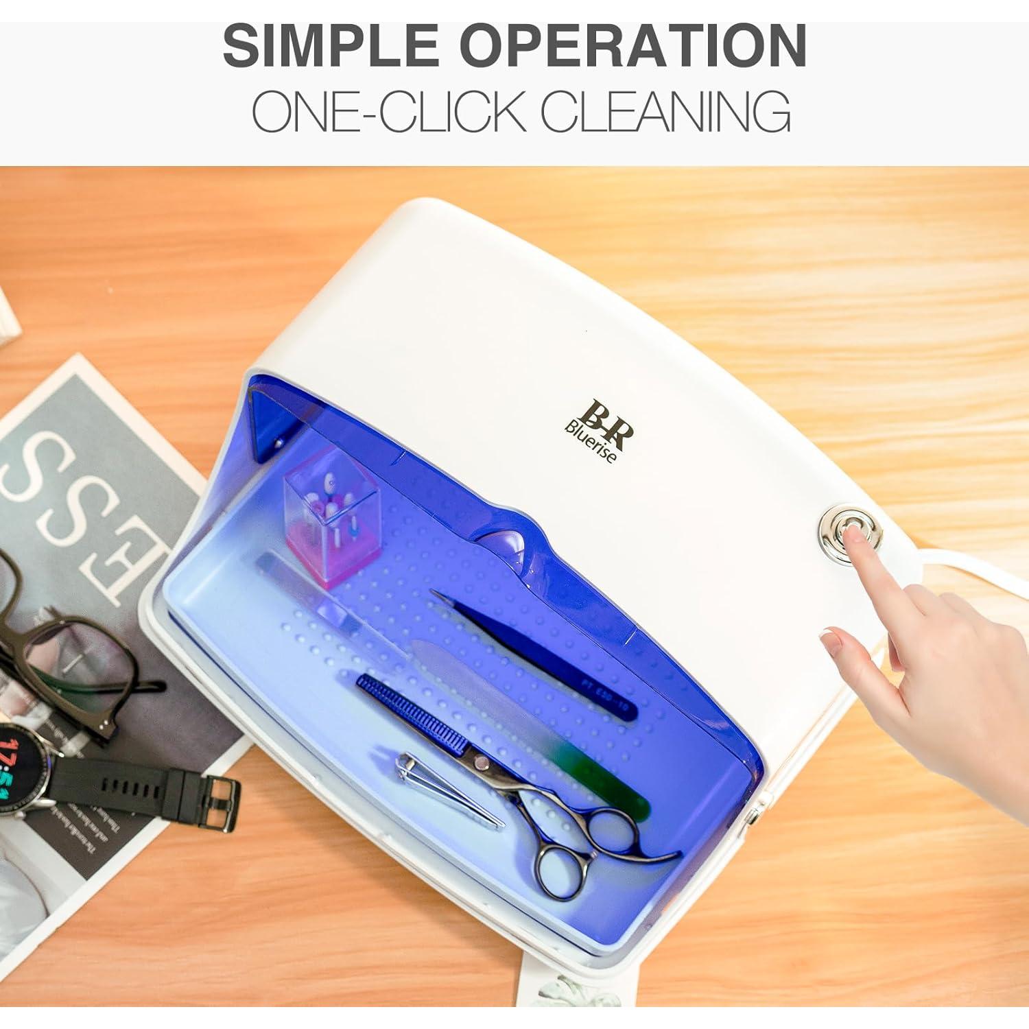 Desinfectante UV LED 8 en 1 BRBLUERISE para Hogar 32.9x27x18cm