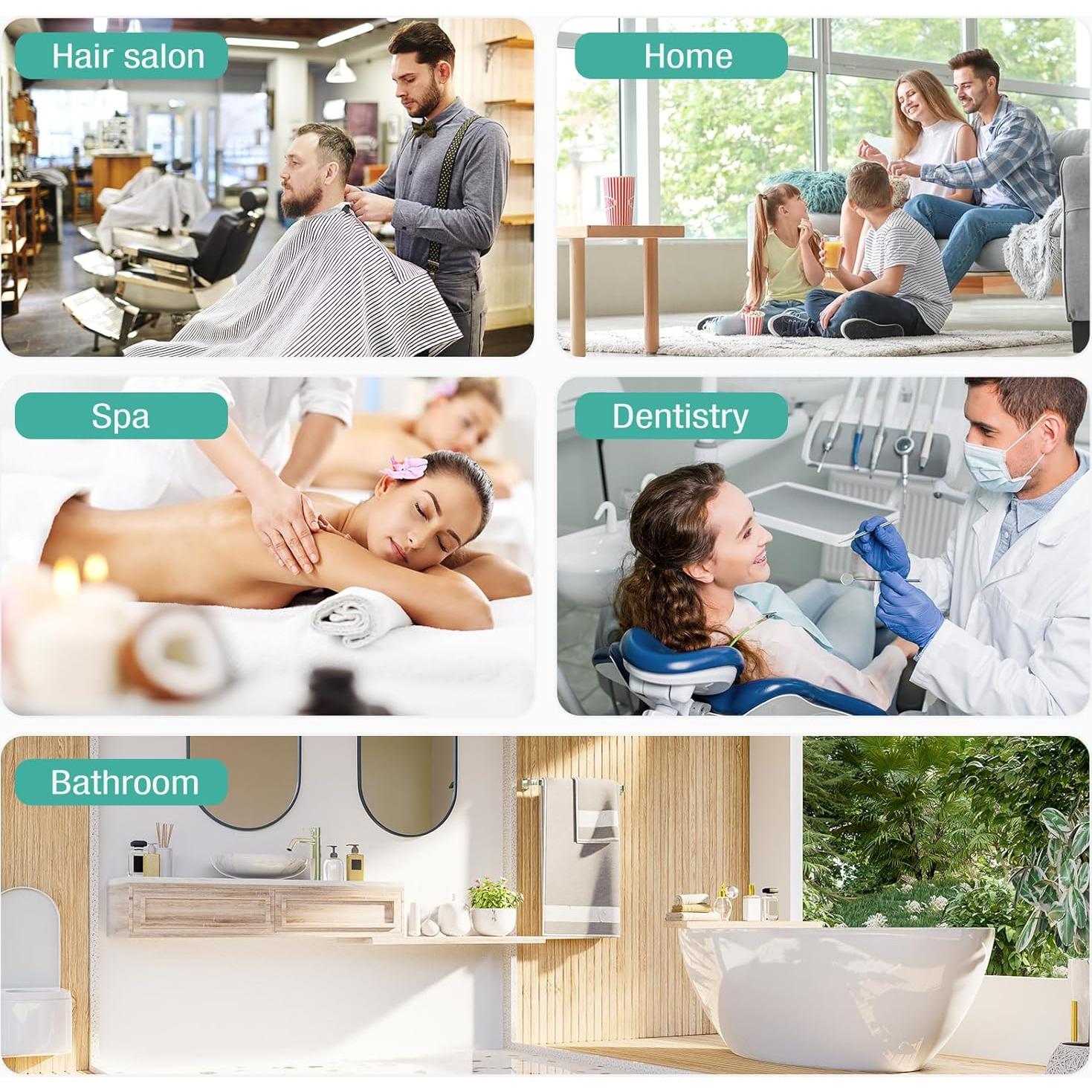 Desinfectante UV LED 8 en 1 BRBLUERISE para Hogar 32.9x27x18cm