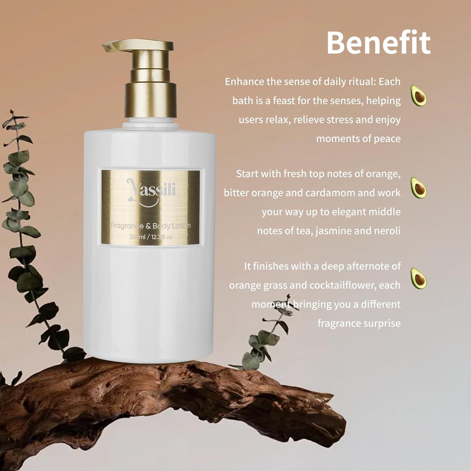 Loción Corporal Vassili 365 ml Hidratante Niebla Mística