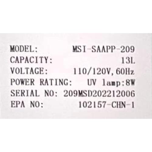 Esterilizador UV Dermalogic 13L para Spa y Belleza 8W