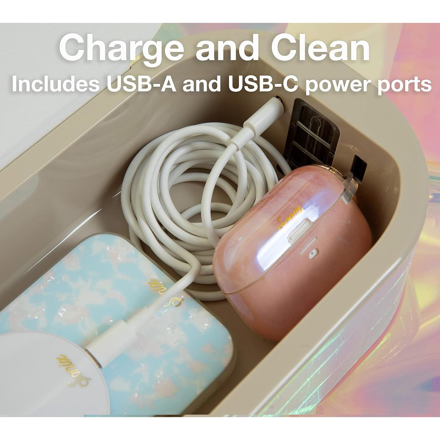 Caja Desinfectante UV+O3 Bondir - Carga USB, Aceite de Almendra