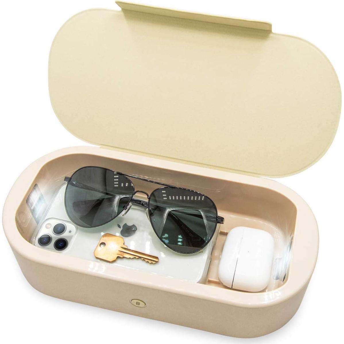 Caja Desinfectante UV+O3 Bondir - Carga USB, Aceite de Almendra