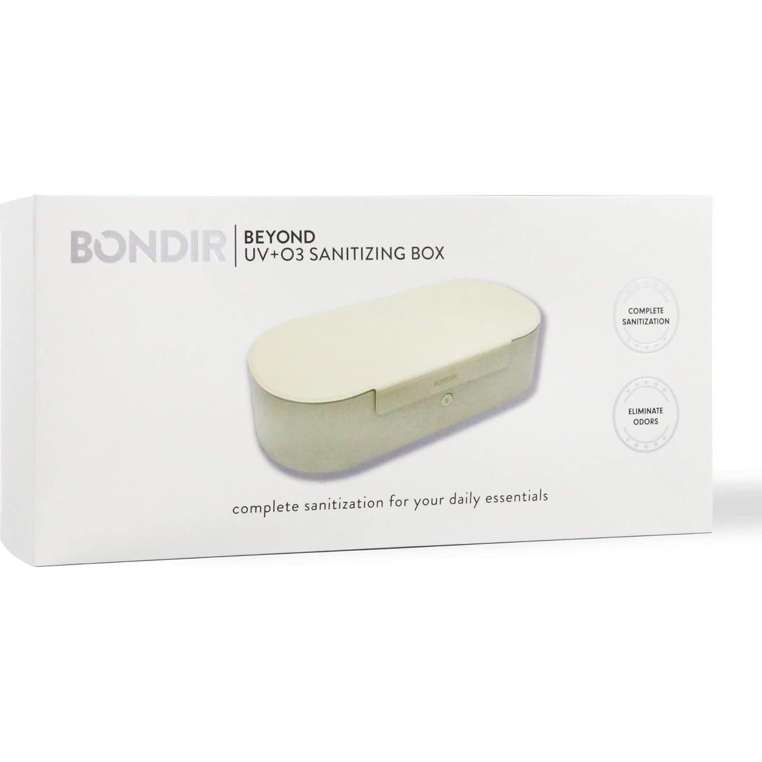 Caja Desinfectante UV+O3 Bondir - Carga USB, Aceite de Almendra