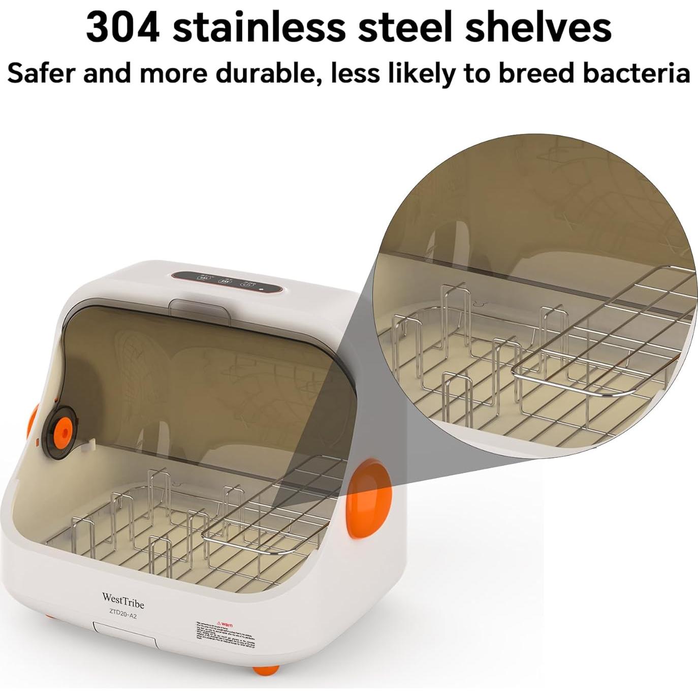 Esterilizador y Secador de Biberones UV WestTribe 20L