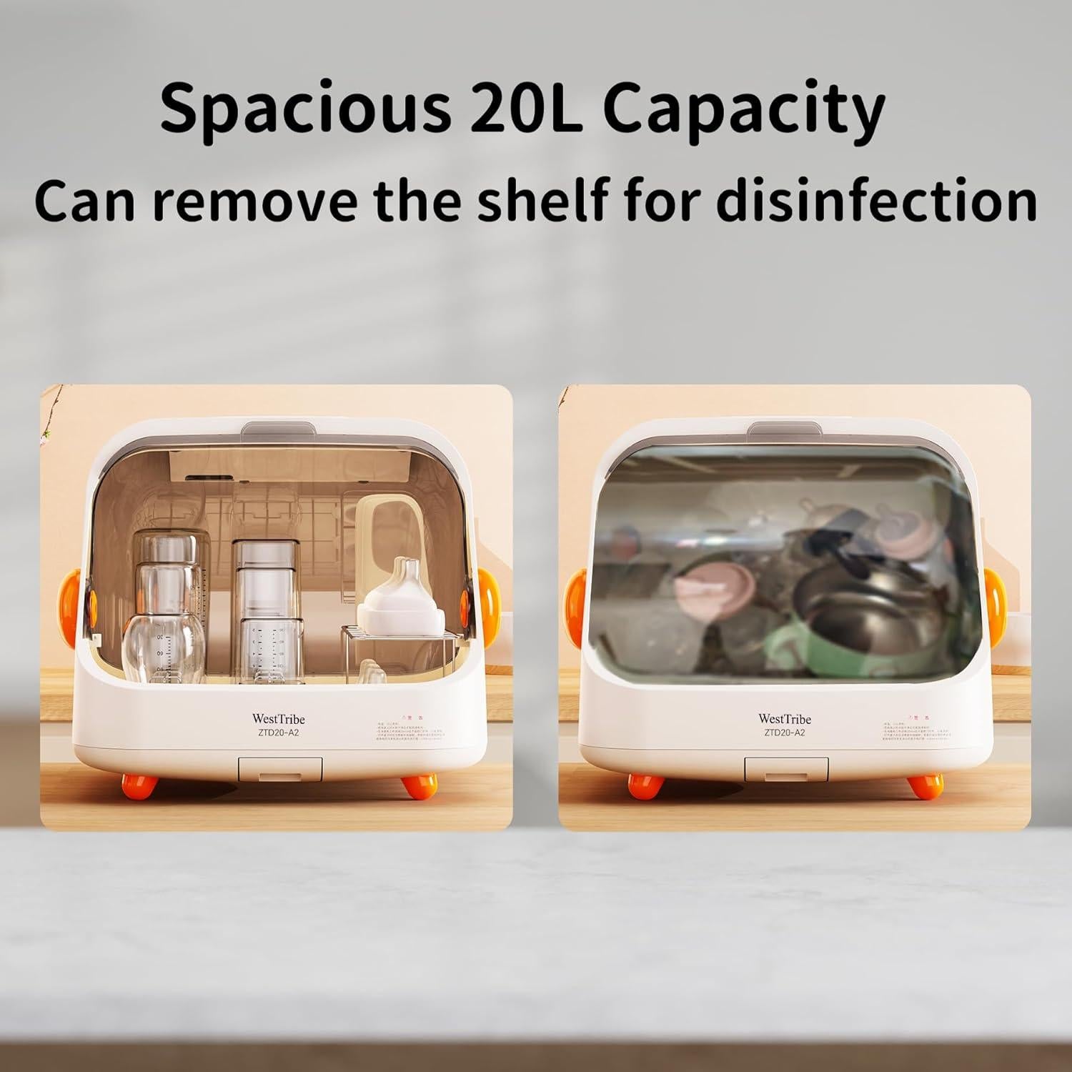 Esterilizador y Secador de Biberones UV WestTribe 20L