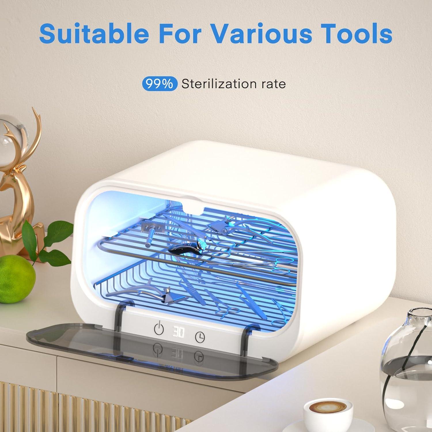 Esterilizador Yofuly 12L Doble Capa para Herramientas de Uñas