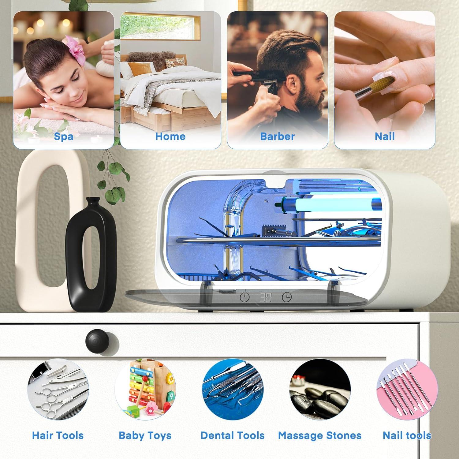 Esterilizador Yofuly 12L Doble Capa para Herramientas de Uñas