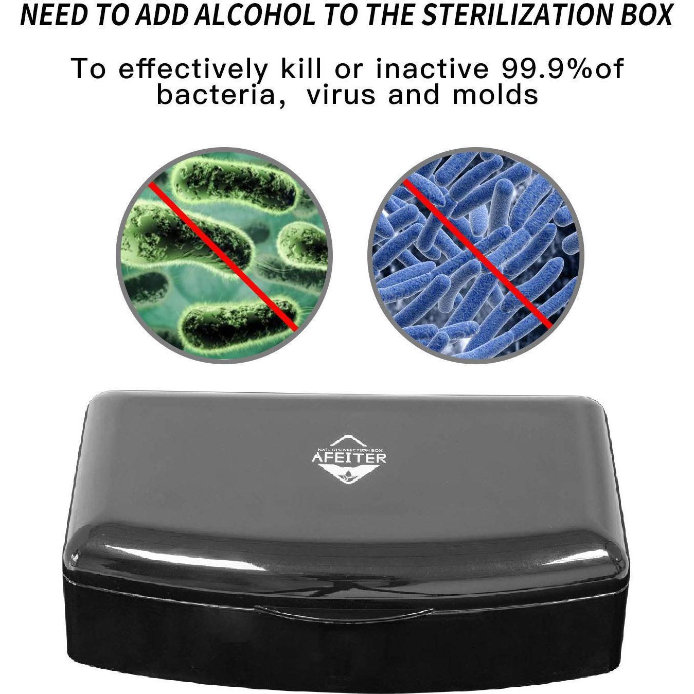 Caja Esterilizadora de Herramientas de Uñas Aifeiter - 22x10x7cm