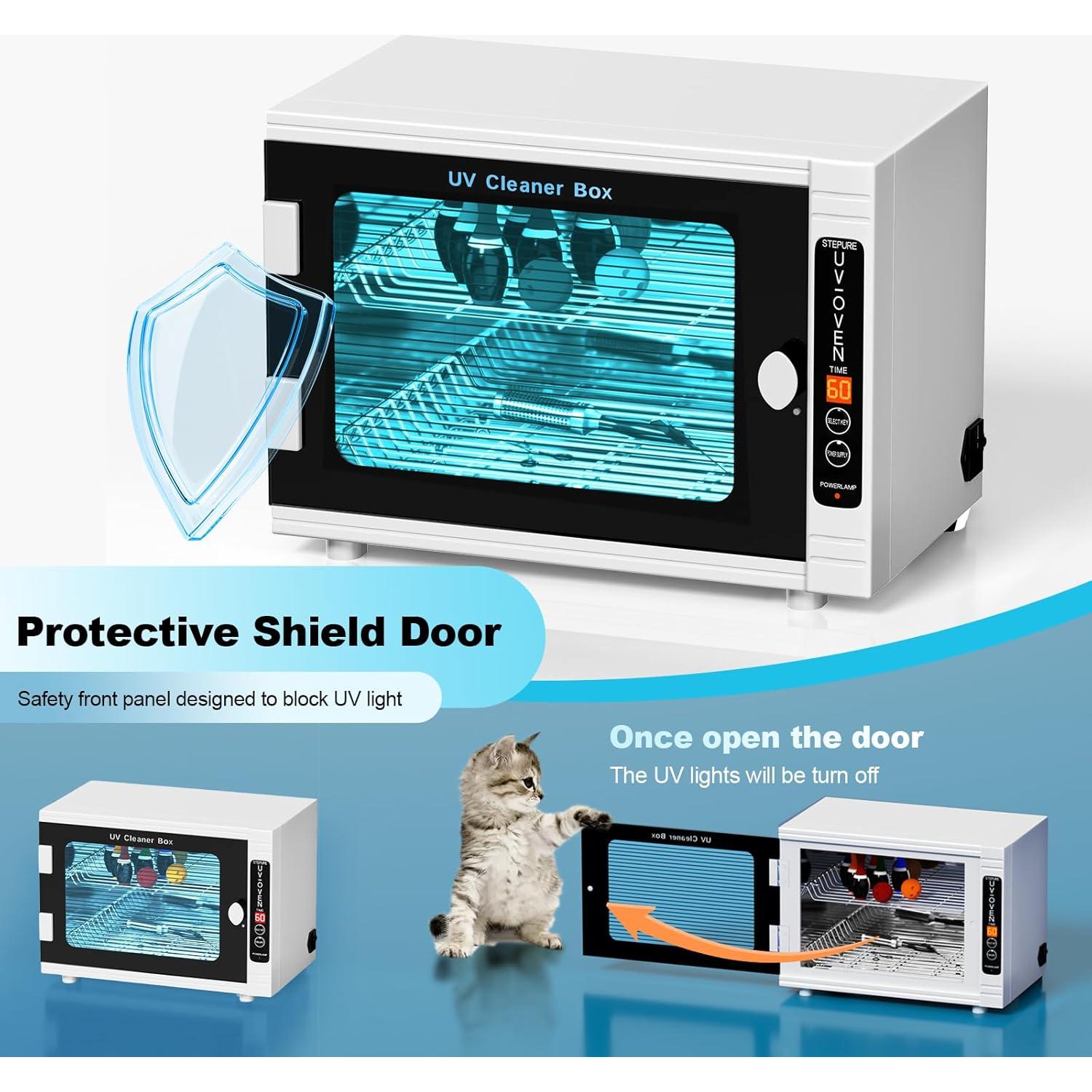 Caja Esterilizadora UV Stepure 12L para Herramientas de Uñas