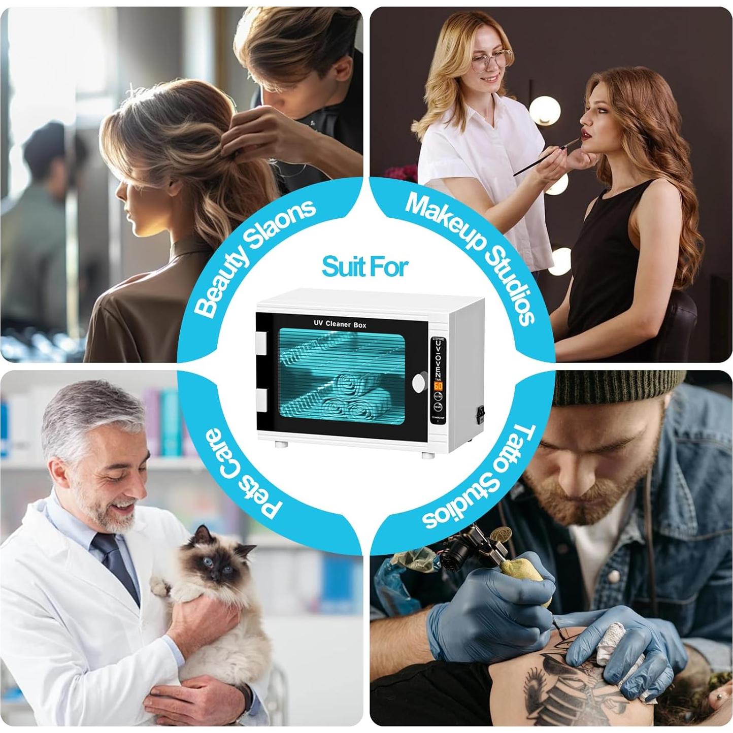 Caja Esterilizadora UV Stepure 12L para Herramientas de Uñas