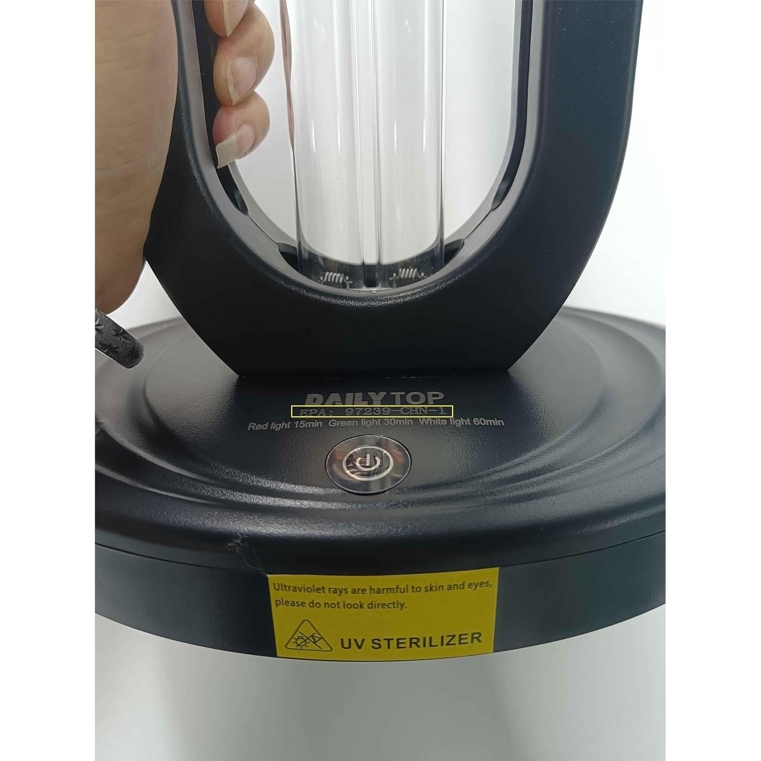 Sanitizador de Luz UV Dailytop EB 38W con Control Remoto