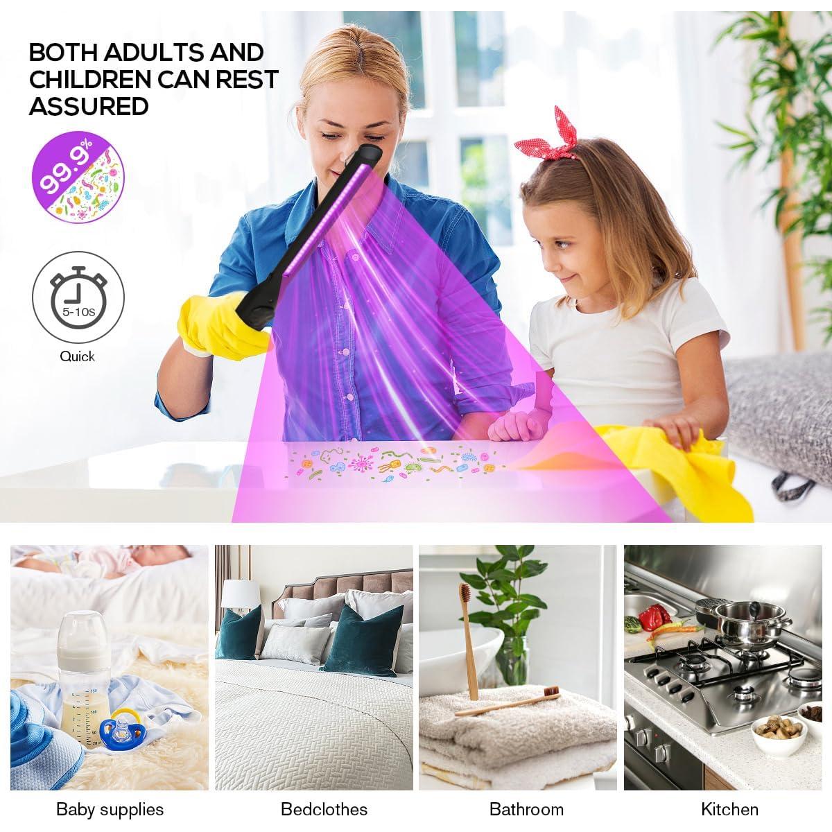 Varita Desinfectante UV Portátil ESUEXO 100W 190g