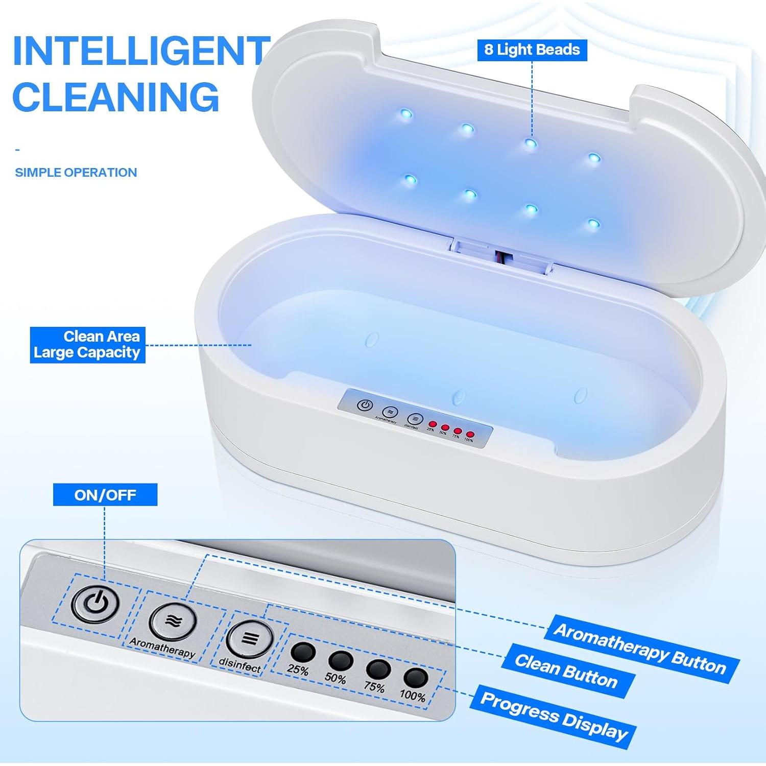 Esterilizador de Herramientas de Uñas LXIANGN Luz Azul 1500mAh