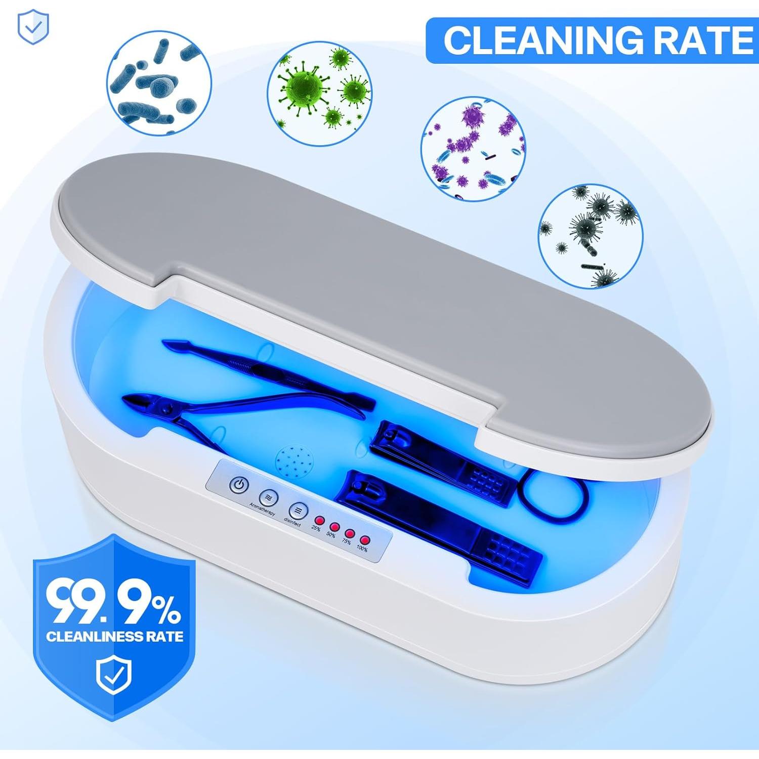 Esterilizador de Herramientas de Uñas LXIANGN Luz Azul 1500mAh