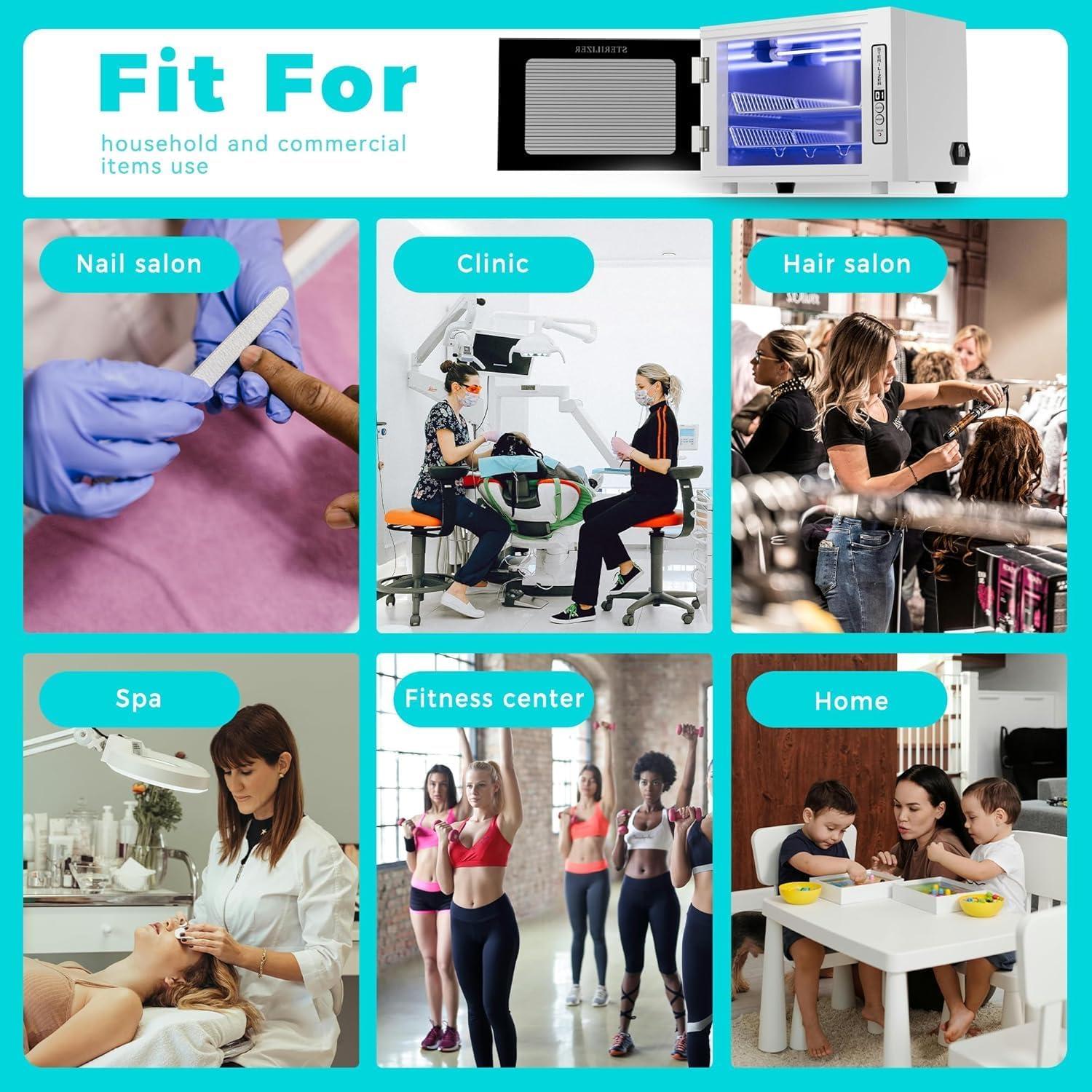 Gabinete Desinfectante de Herramientas de Uñas Rkazes 12L