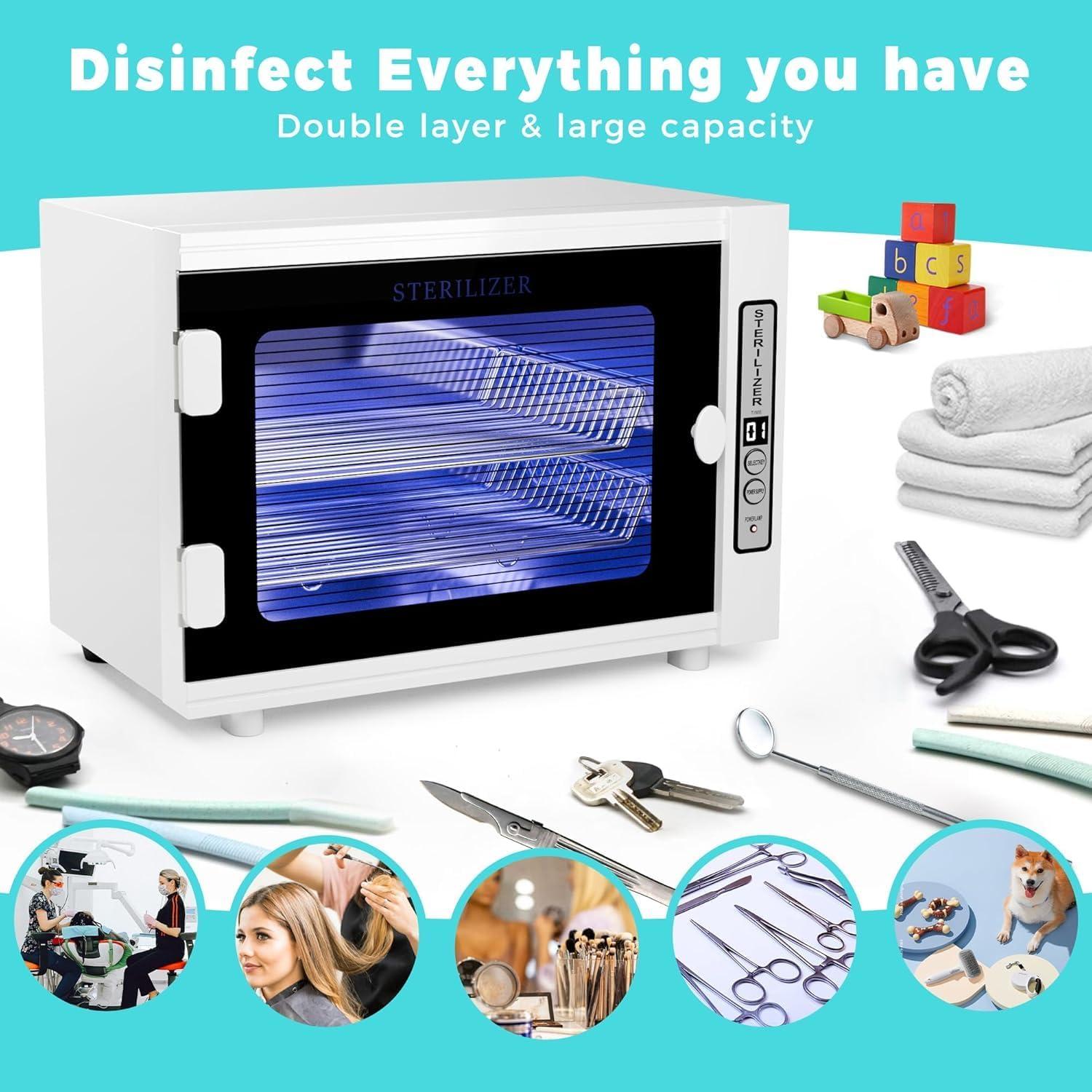 Gabinete Desinfectante de Herramientas de Uñas Rkazes 12L