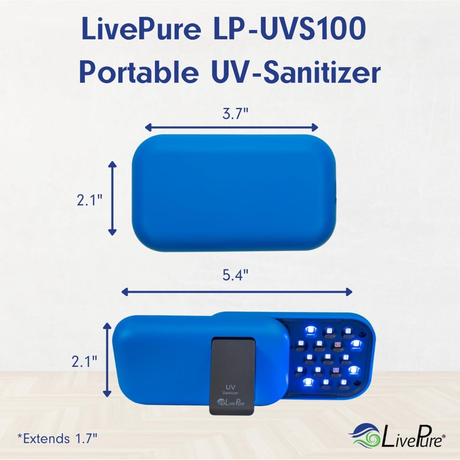 Desinfectante UV de Mano LivePure LP-UVS100-PW Blanco