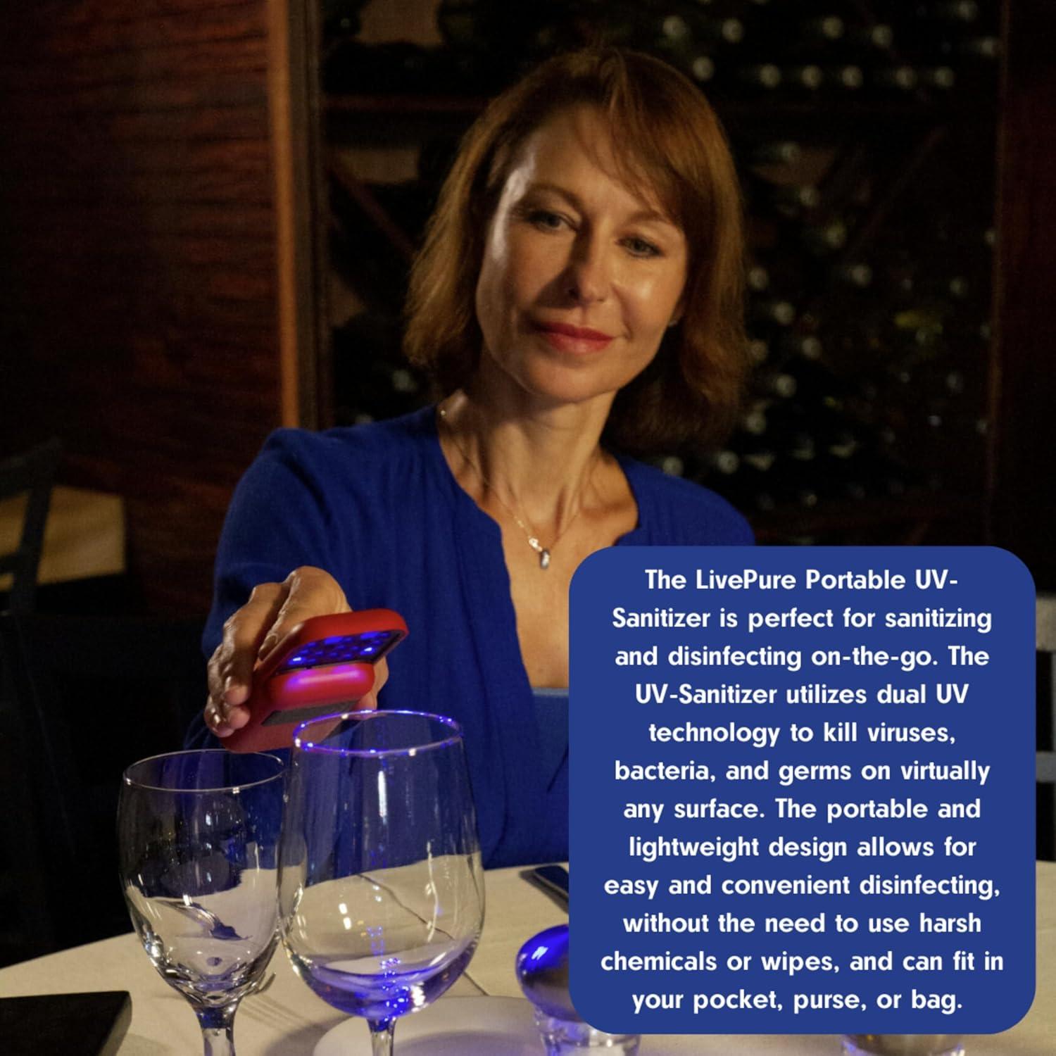 Desinfectante UV de Mano LivePure LP-UVS100-PW Blanco