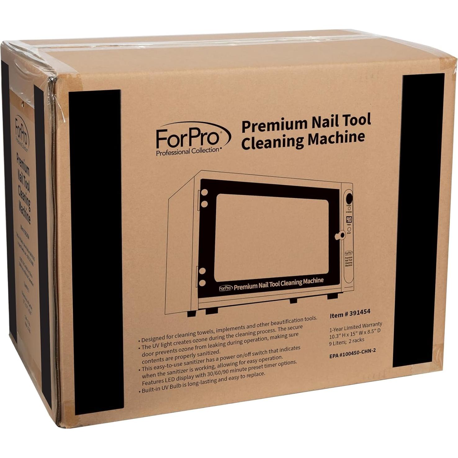 Máquina de Limpieza UV ForPro 9L para Herramientas de Uñas