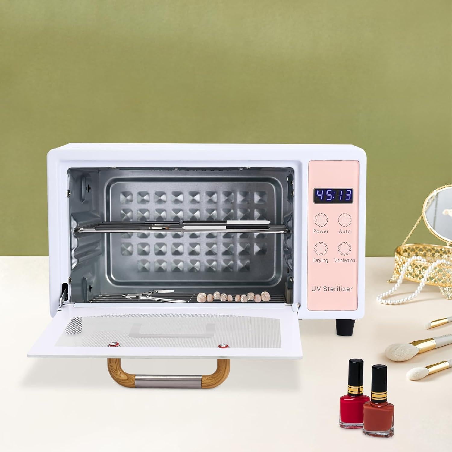 Caja Desinfectante de Herramientas de Uñas Aidkopnfdq 10L Rosa