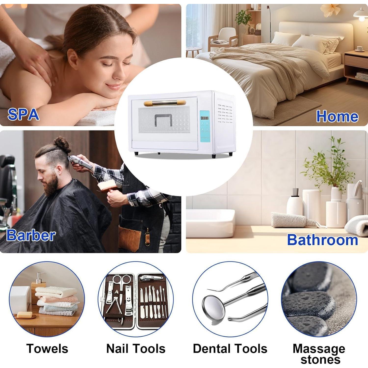 Gabinete de Desinfección UV 24L Genérico - Caja Limpiadora UVC con Temporizador y Pantalla LED