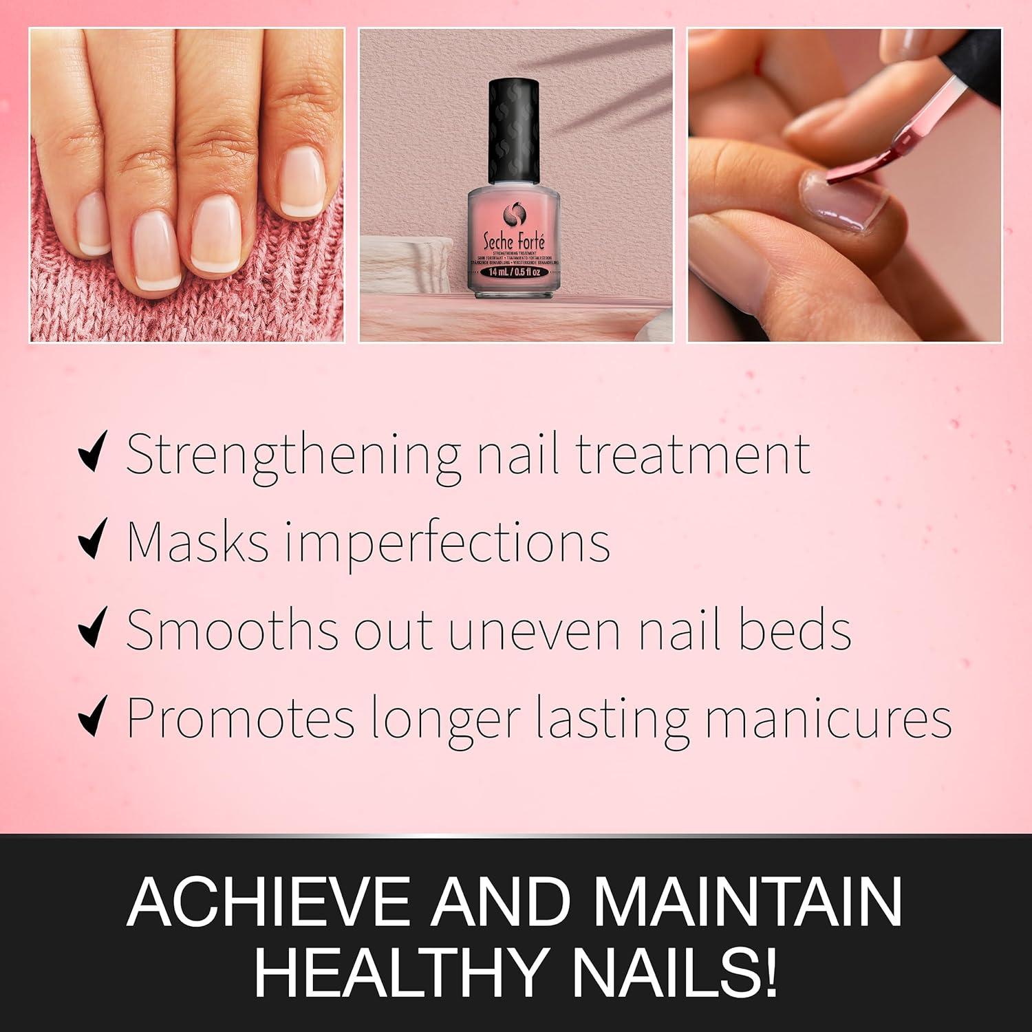 Seche Forte Tratamiento Fortalecedor con Biotina y Bambú 14.79 ml