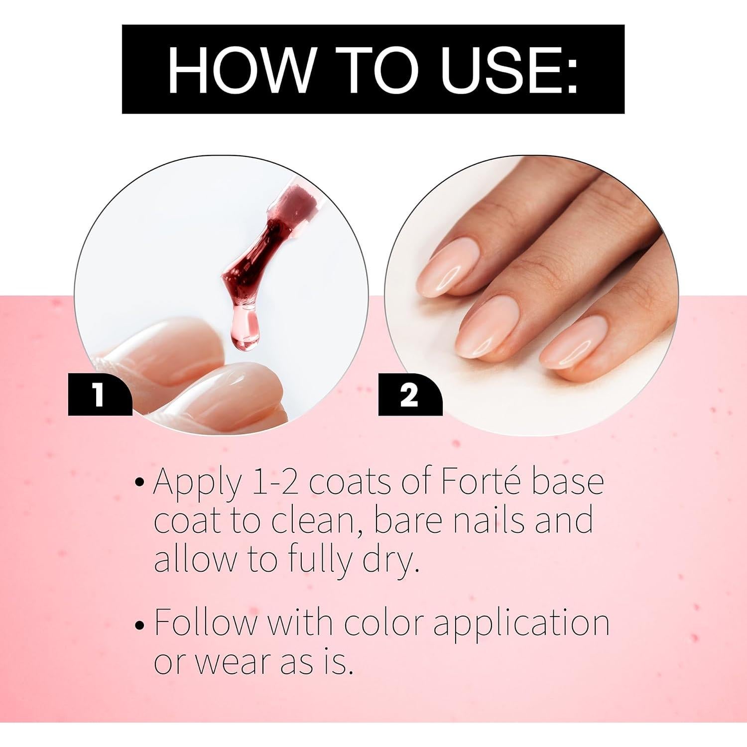 Seche Forte Tratamiento Fortalecedor con Biotina y Bambú 14.79 ml