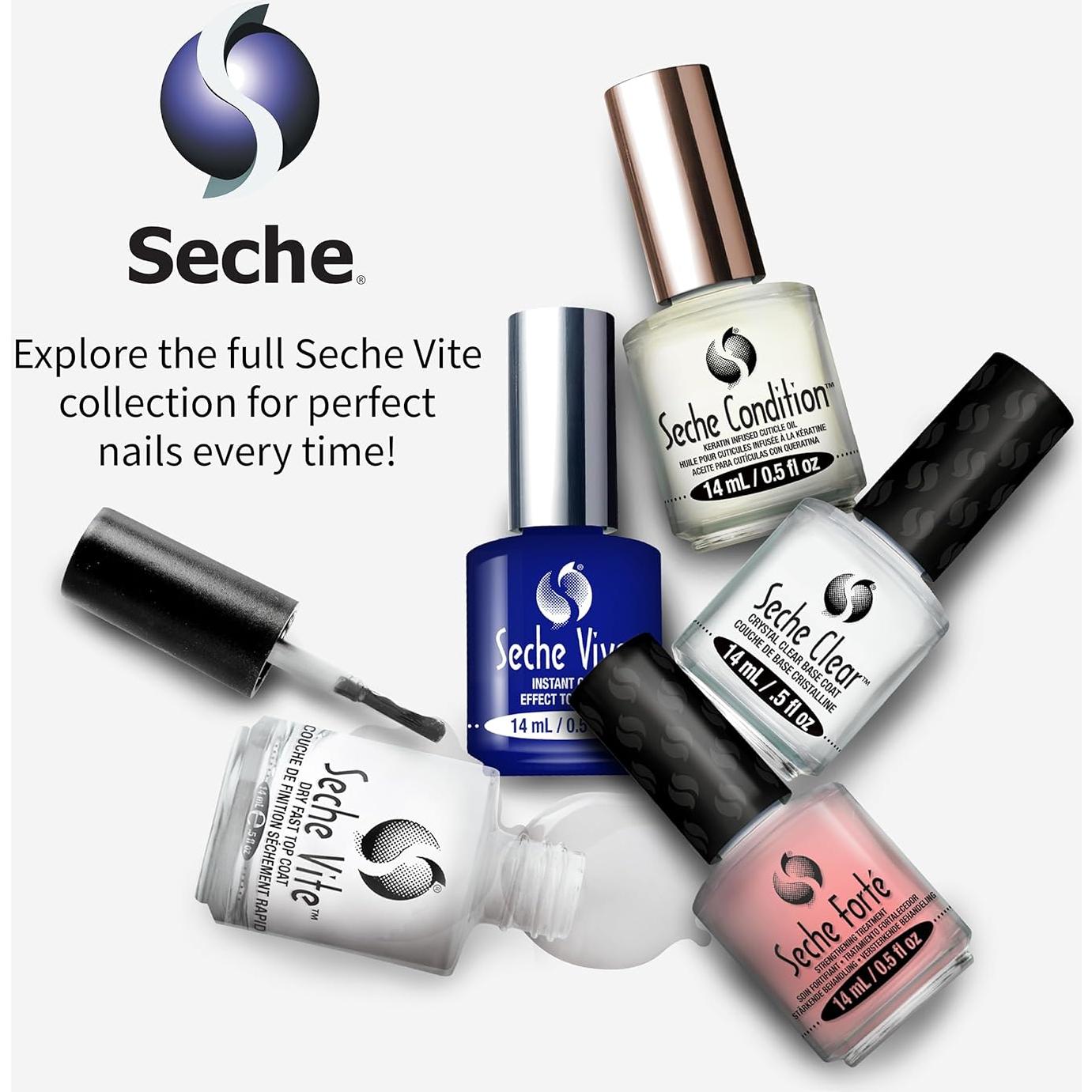 Seche Forte Tratamiento Fortalecedor con Biotina y Bambú 14.79 ml