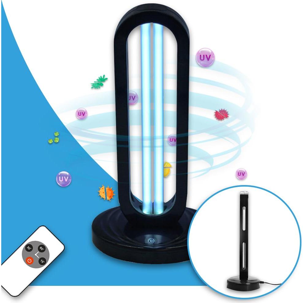 Desinfectante UV-C Torres UVILIZER con Control Remoto - 99% Germenes