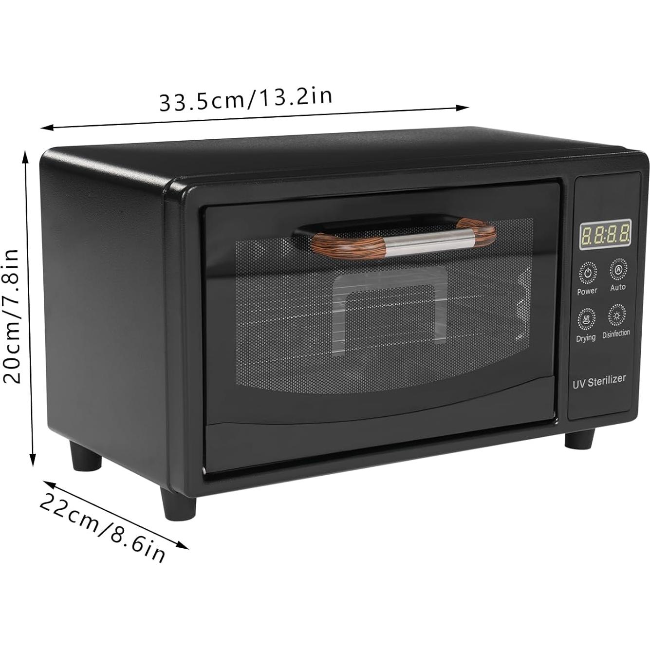 Caja Limpiadora de Uñas TEIPENG 10.5QT 160W 75°C Negro