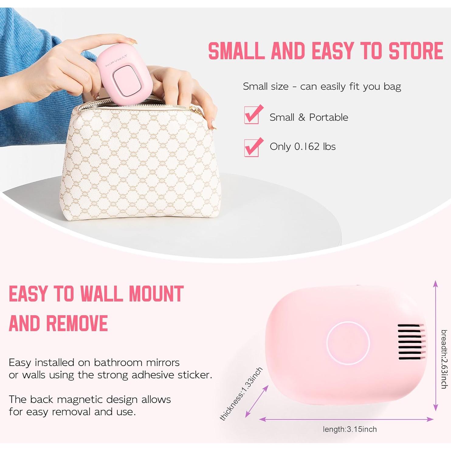 Estuche Desinfectante para Cepillos de Dientes HKTSC-PINK Rosa